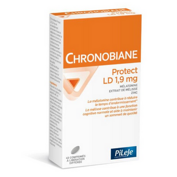 PILEJE - Chronobiane Protect LD 1.9mg : Delayed-Release Melatonin for Nighttime Awakenings 45 Tablets PILEJE uk supplements