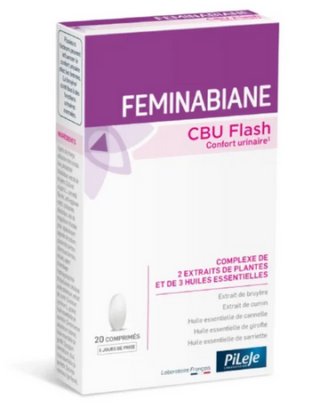 PILEJE Faminabiane CBU Flash: Urinary Comfort - 20 tablets PILEJE uk supplements