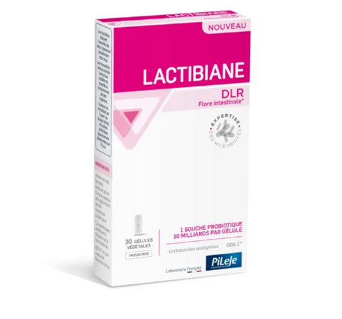 PILEJE LACTIBIANE DLR : Probiotic intestinal flora - 30 vegan capsules PILEJE uk supplements