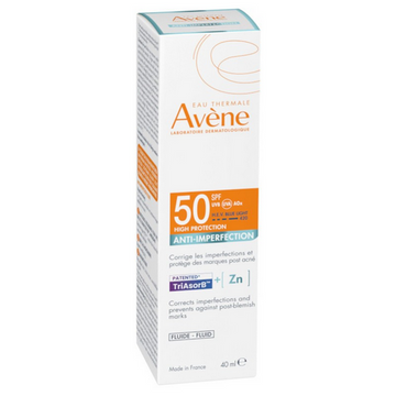 AVENE Sun Anti-imperfection Fluid SPF 50+ 40ml AVENE uk supplements