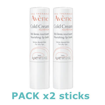 Pack of 2 Cold Cream Nourishing lip balm - AVENE AVENE uk supplements