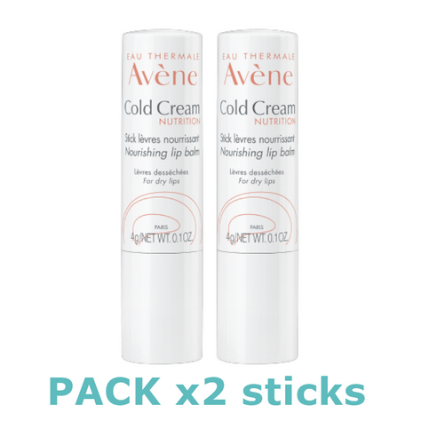 Pack of 2 Cold Cream Nourishing lip balm - AVENE AVENE uk supplements