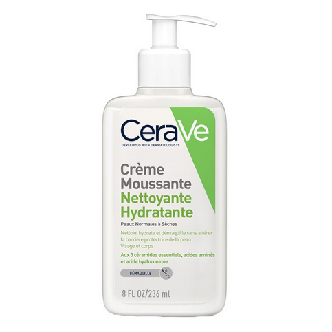Moisturizing foaming cream cleanser - CeraVe CERAVE uk supplements