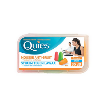 Quies foam earplugs Quies uk supplements