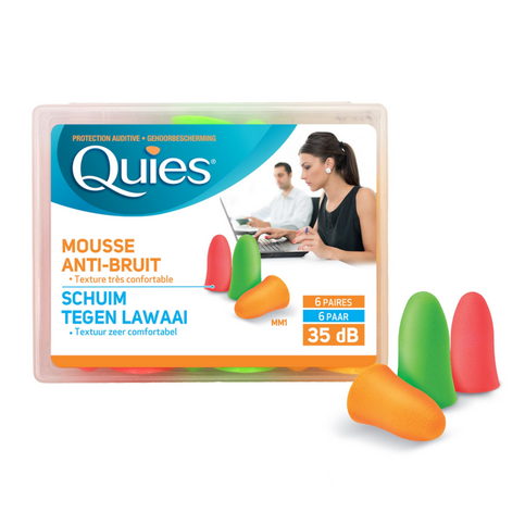 6 pairs of Quies ear foam protection Quies uk supplements