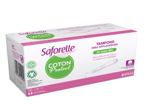 Box of 16 tampons with applicators NORMAL Saforelle Saforelle uk supplements