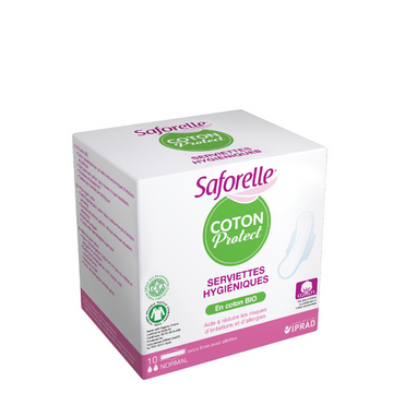 Pack of 10 sanitary pad regular normal Saforelle Saforelle uk supplements