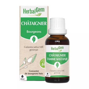 Chataignier BIO Macerat mère Bourgeons Flacon 30 ml HERBALGEM