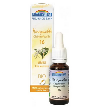 Fleur de Bach BIO Honeysuckle (Chèvrefeuille) Flacon 20 ml BIOFLORAL