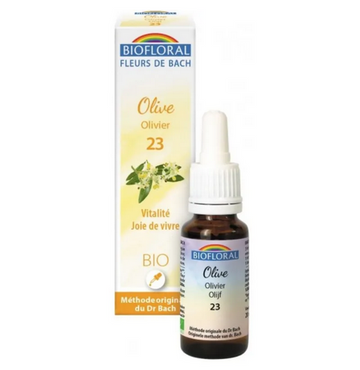 Fleur de Bach BIO Olive (Olivier) Flacon 20 ml BIOFLORAL