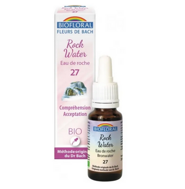 Fleur de Bach BIO Rock water (Eau de roche) Flacon 20 ml BIOFLORAL
