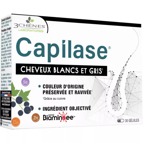 3Chênes Capilase White and Grey Hair 30 capsules