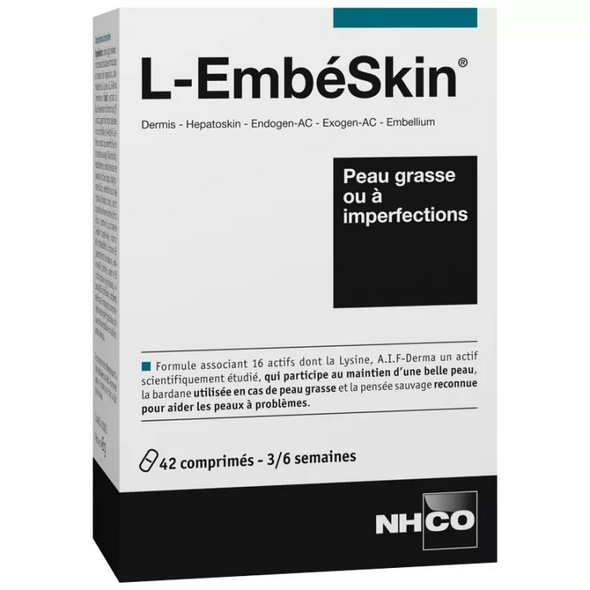 NHCO L-EmbéSkin Peaux Grasse à Imperfections 42 tablets