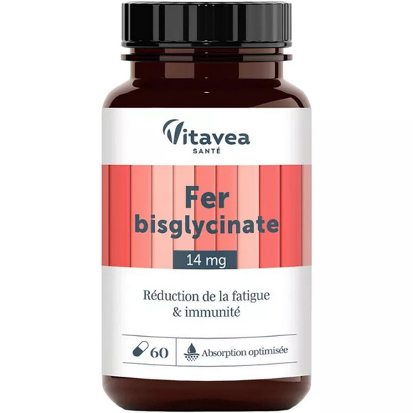 Vitavea Iron Bisglycinate 14 mg Fatigue & Immunity 60 capsules