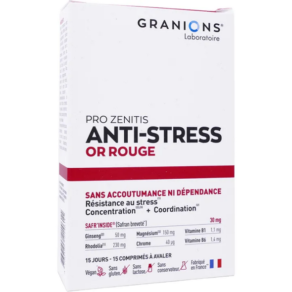 Granions Anti-Stress Red Gold 15 Tablets