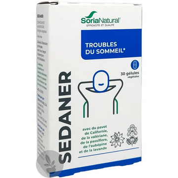 Soria Natural Sedaner Sleep Disorders 30 capsules