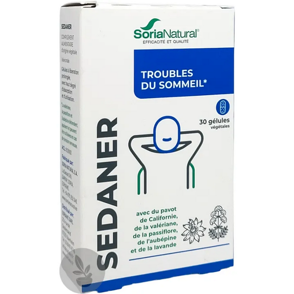 Soria Natural Sedaner Sleep Disorders 30 capsules