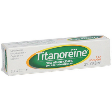 Titanoreïne cream with lidocaine 20ml 2% - JOHNSON&JOHNSON