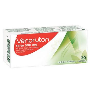 Venoruton Forte 500 mg tablets, N30 - leg pain, venous insufficiency