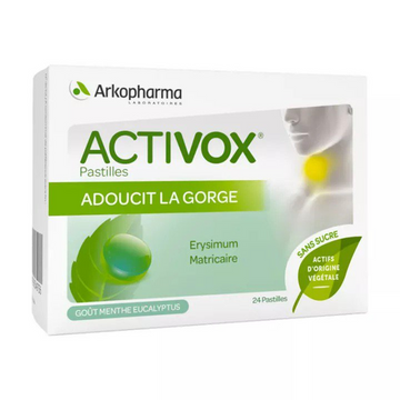 Arkopharma Activox Softens The Throat 24 lozenges - Eucalyptus / Mint