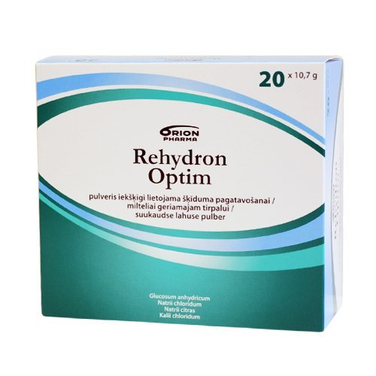 Rehydron Optim 10.7 g powder for oral solution, 20 Caps