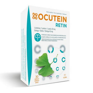 OCUTEIN RETIN LUTEIN 20 mg + GINKGO 45 mg, 30 capsules