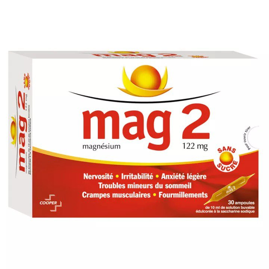 Mag 2 Magnesium Pidolate 30 Drinkable Phials