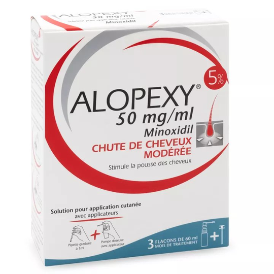 ALOPEXY 5% Minoxidil Solution 3 x 60ML