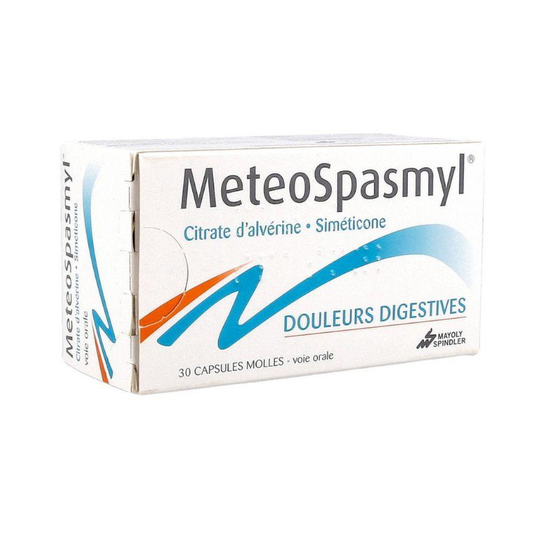 Meteospasmyl digestive pain 30 capsules - MAYOLY SPINDLER