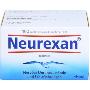 100 Tab Neurexan Heel, Homeopathic remedy for nervousness, stress, insomnia