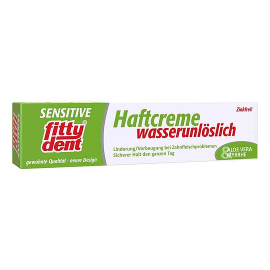Fittydent sensitive adhesive cream for dentures, 40 g