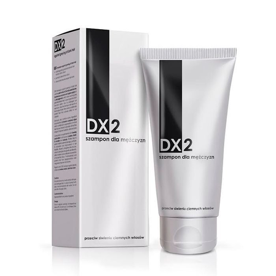 DX2, shampoo for men, against graying of dark hair, 150ml