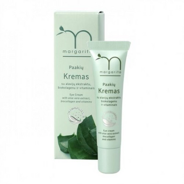 MARGARITA Eye Cream with Aloe Extract, Biocollagen and Vitamins, 15 Ml