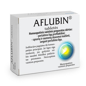 2x 48 tabs Aflubin Homeopathic tablets for colds