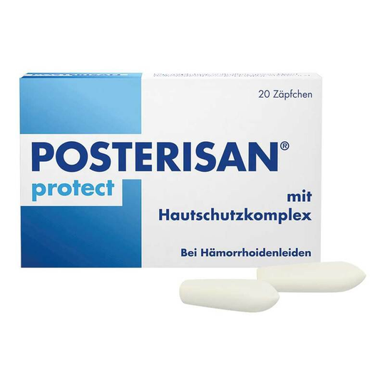 POSTERISAN® protect suppositories, 20 pcs