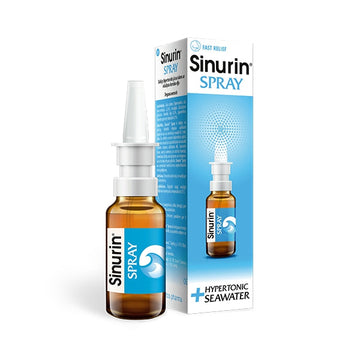 SINURIN Nasal Spray 30ml Suffocating Running Nose Relief Hypertonic Lotos Pharma uk supplements