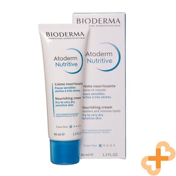 Bioderma Atoderm Nutritive Nourishing Face Cream Dry Sensitive Skin 40ml BIODERMA uk supplements