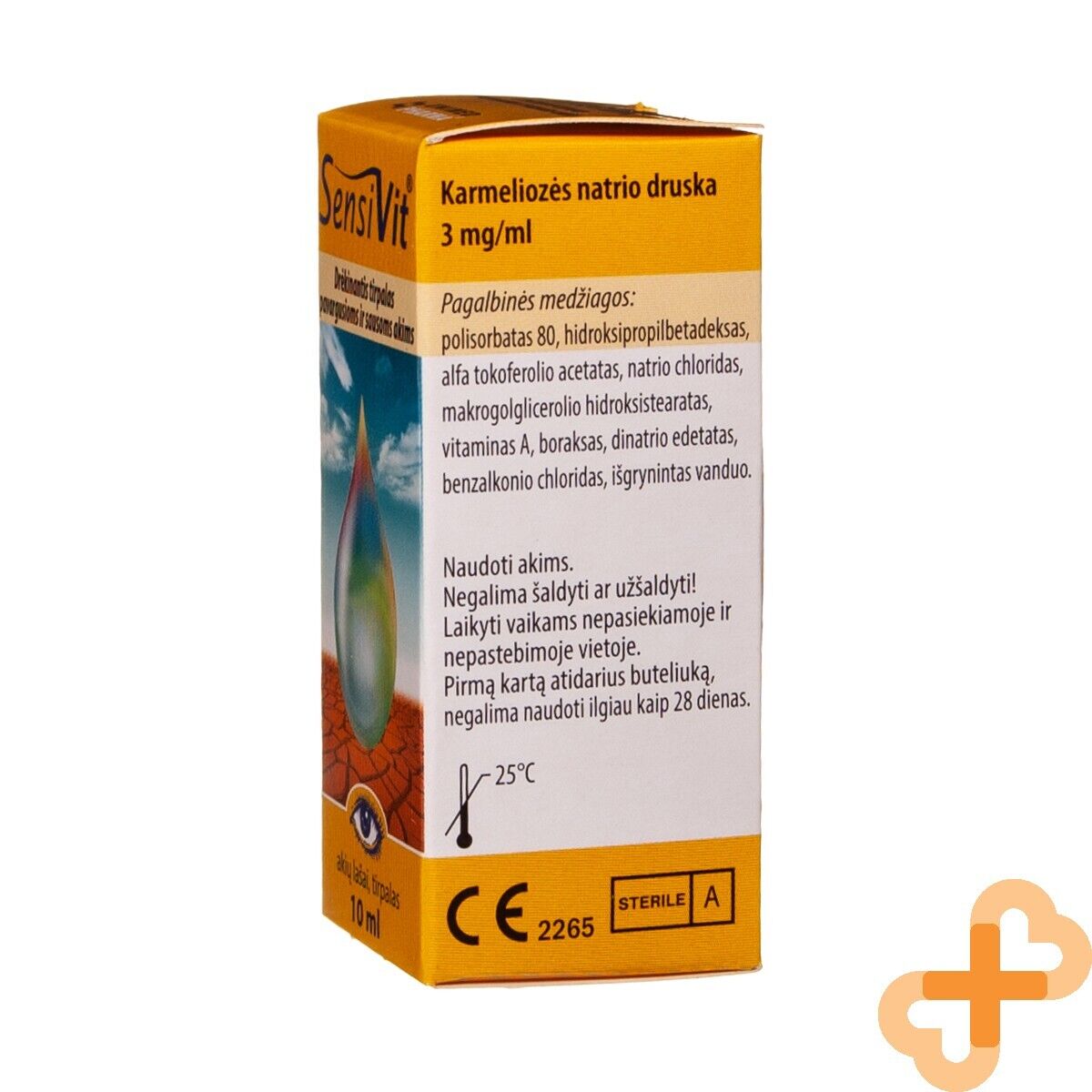 UNIMED PHARMA Sensivit Solution Drops For Tired and Dry Eyes 10 ml UNIMED uk supplements