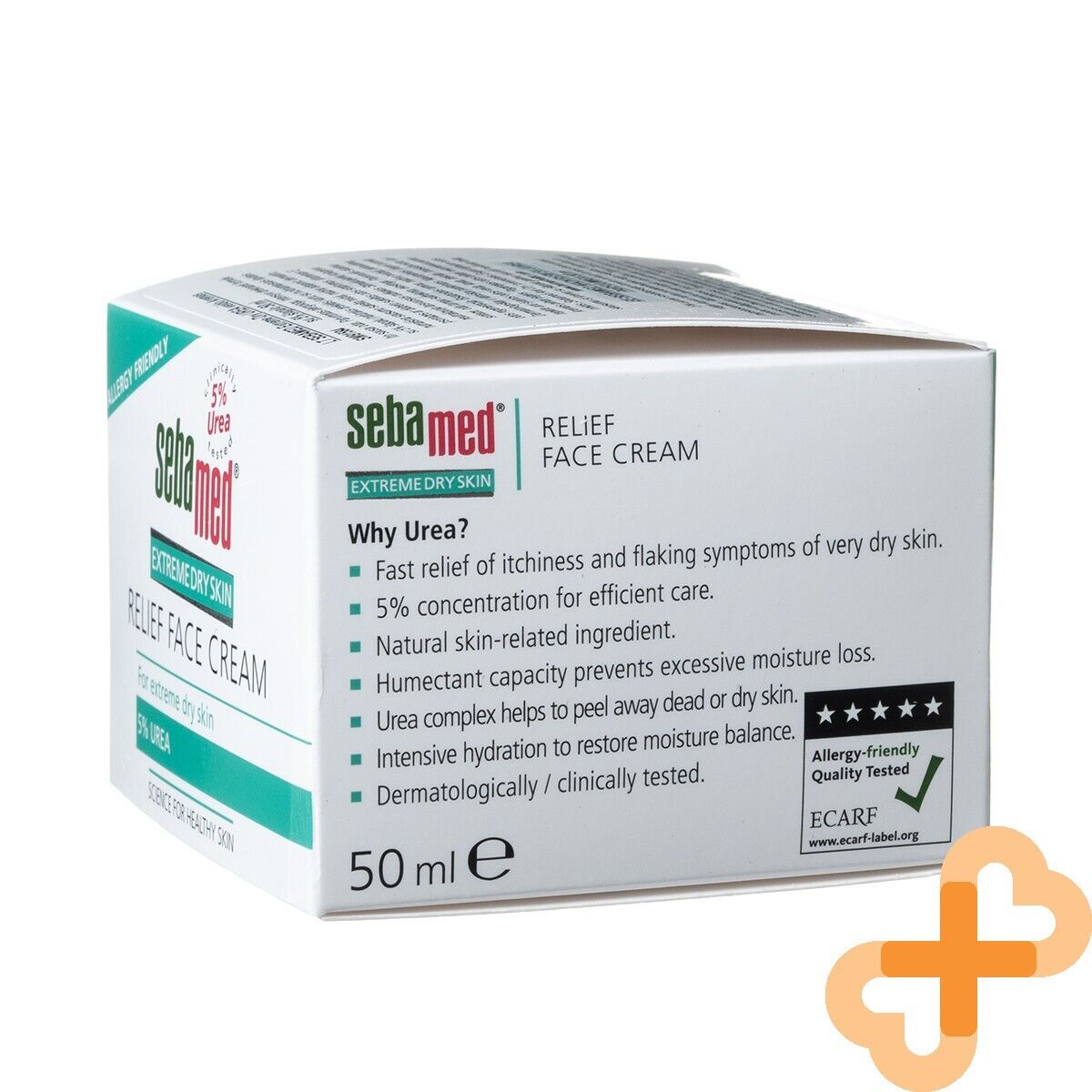 SEBAMED EXTREME DRY SKIN Urea 5% Relief Face Cream Allergy Friendly SebaMed uk supplements