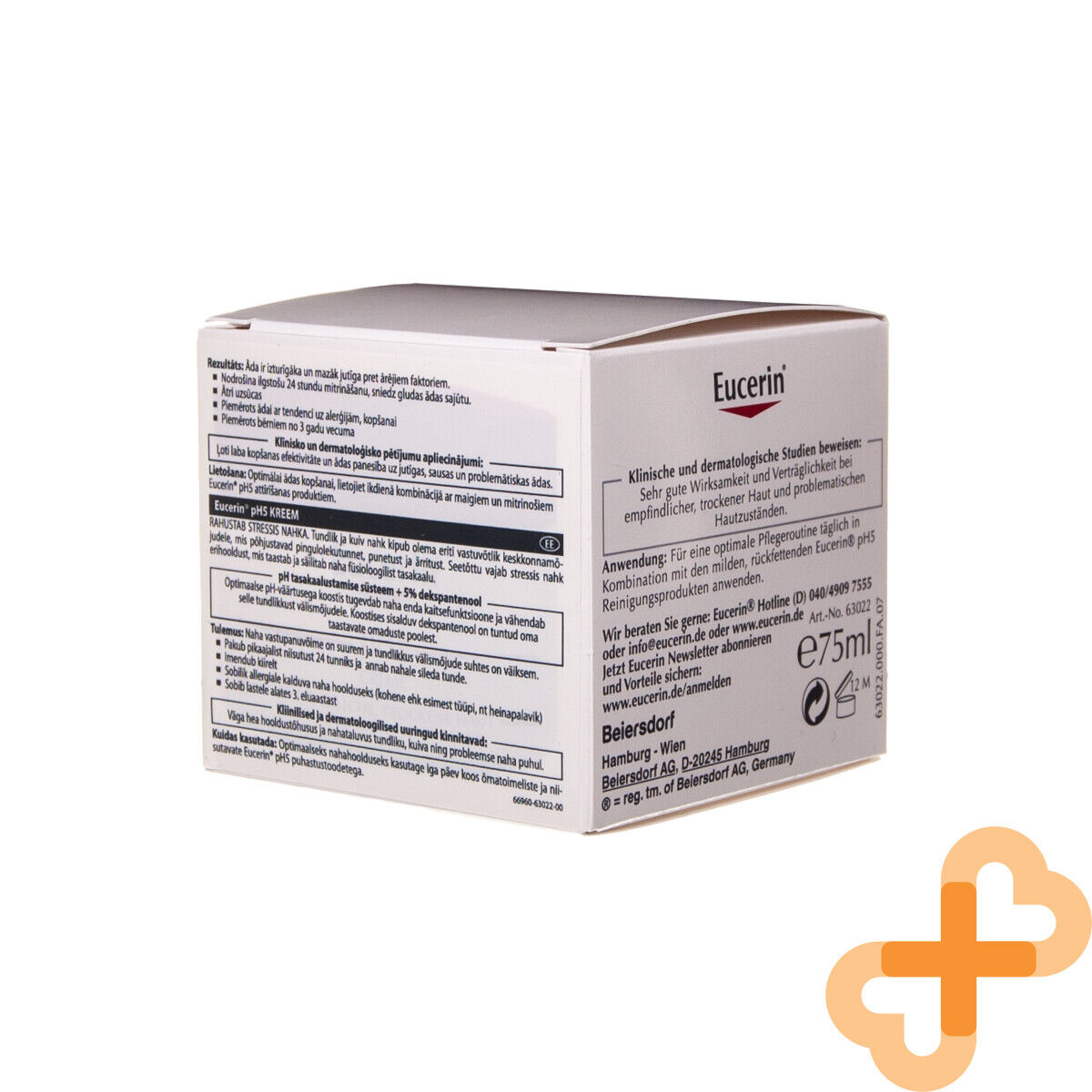 EUCERIN PH5 Dry Sensitive Skin Cream Face Body 75ml Reduces Sensitivity Eucerin uk supplements