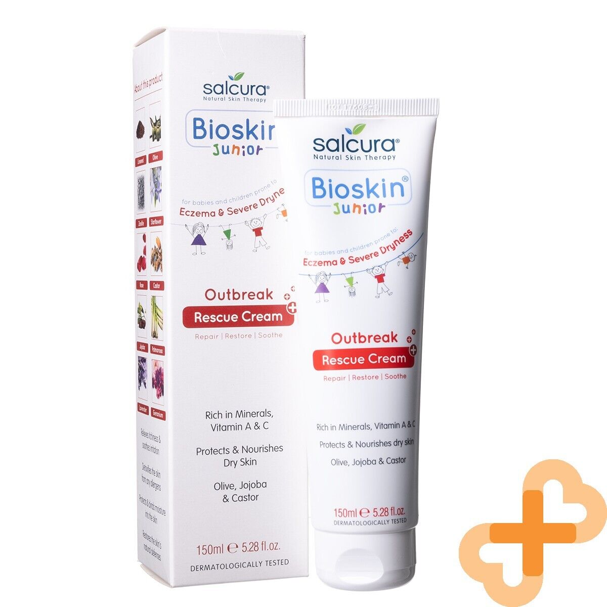SALCURA Bioskin Junior Outbreak Rescue Cream for Children's Sensitive Salcura uk supplements