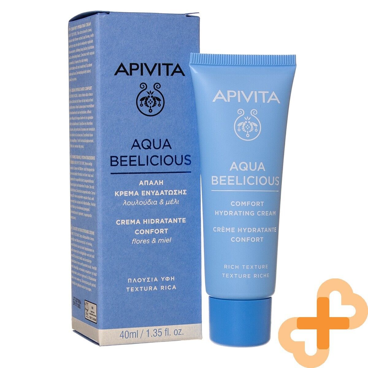 APIVITA AQUA Beelicious Comfort Face Cream for Dry Skin 40 ml Flowers APIVITA uk supplements