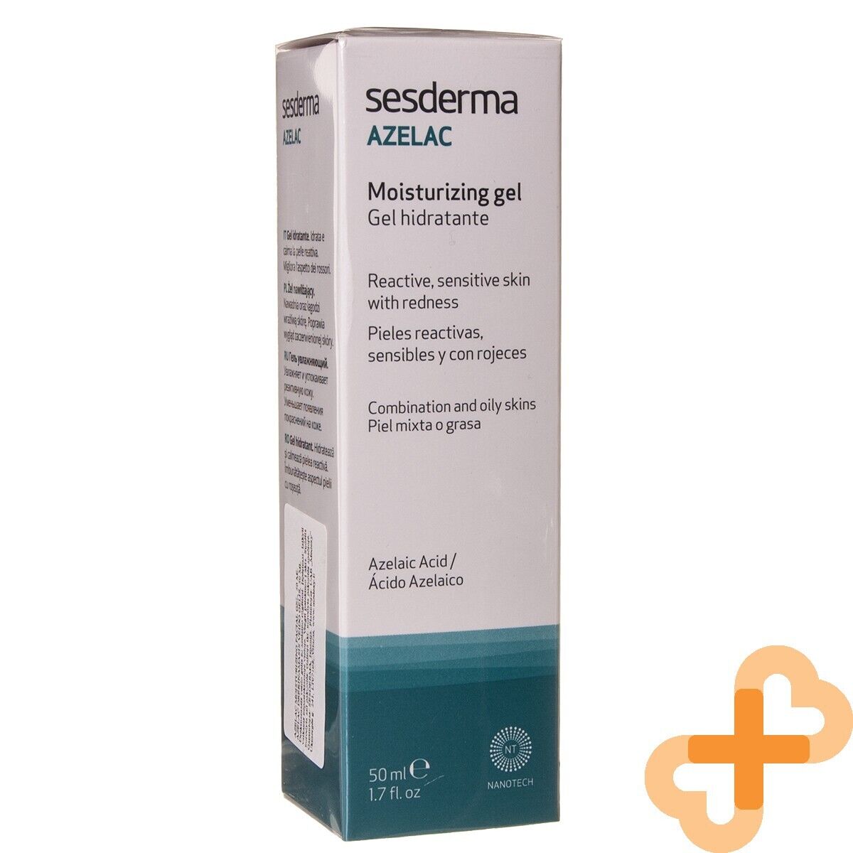 SESDERMA AZELAC Hydrating Moisturizing Anti Redness Gel 50ml Acne Sesderma uk supplements