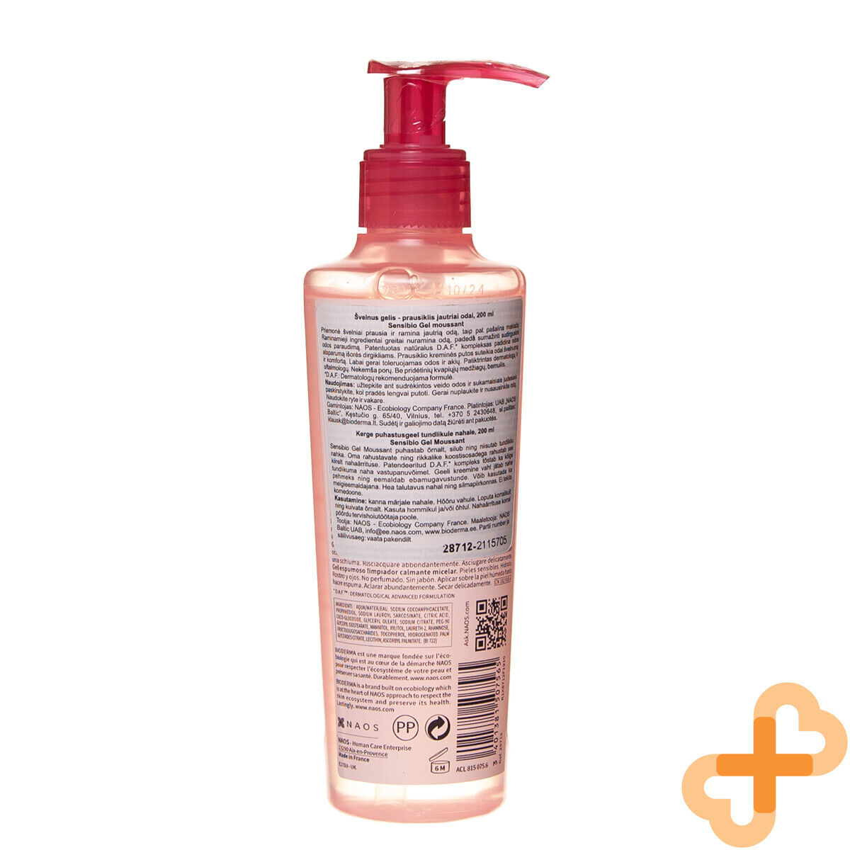 Bioderma Sensibio Mild Cleansing Foaming Gel Sensitive Skin 200ml Hydr BIODERMA uk supplements