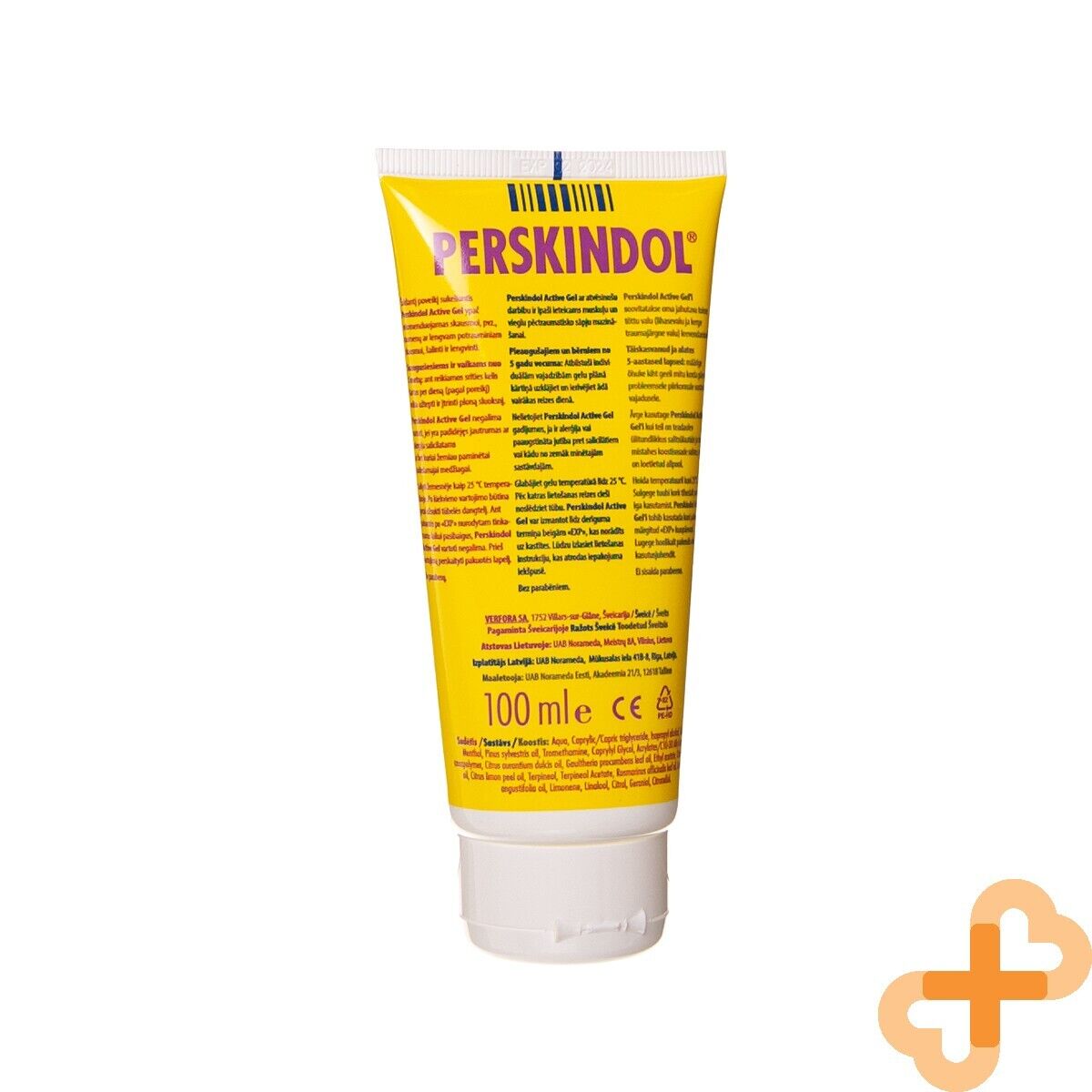 PERSKINDOL ACTIVE Gel 100 ml For Muscles And Joints Cooling Effect PERSKINDOL uk supplements