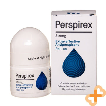 PERSIPREX Extra Strong Roll On Antiperspirant 20ml Effective 3-5 Days Perspirex uk supplements