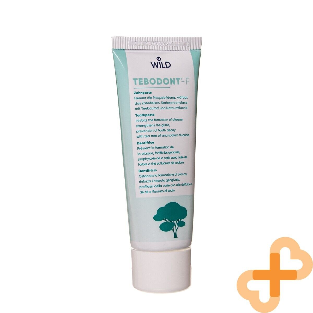 DR. WILD TEBODONT Toothpaste with Tea Tree Oil Strengthens Gums 75 ml DR. WILD uk supplements