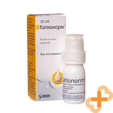 SANTEN CATIONORM Eye Drops Emulsion 10 ml Moisturizing Protecting Santen uk supplements