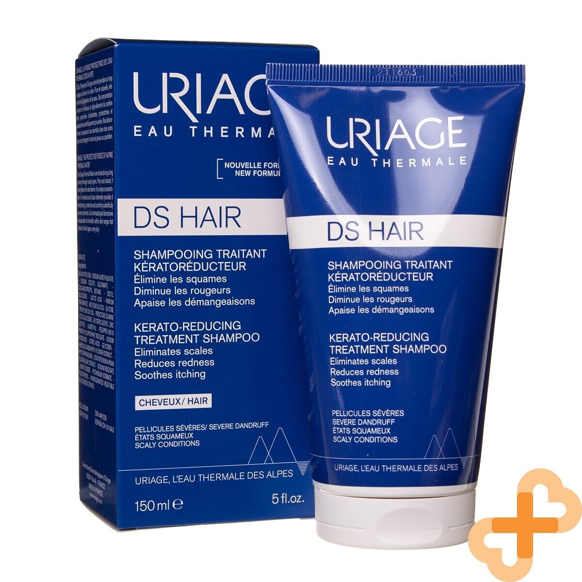URIAGE DS Shampoo Itching Scalp Anti Dandruff Scales Redness Soothes Uriage uk supplements