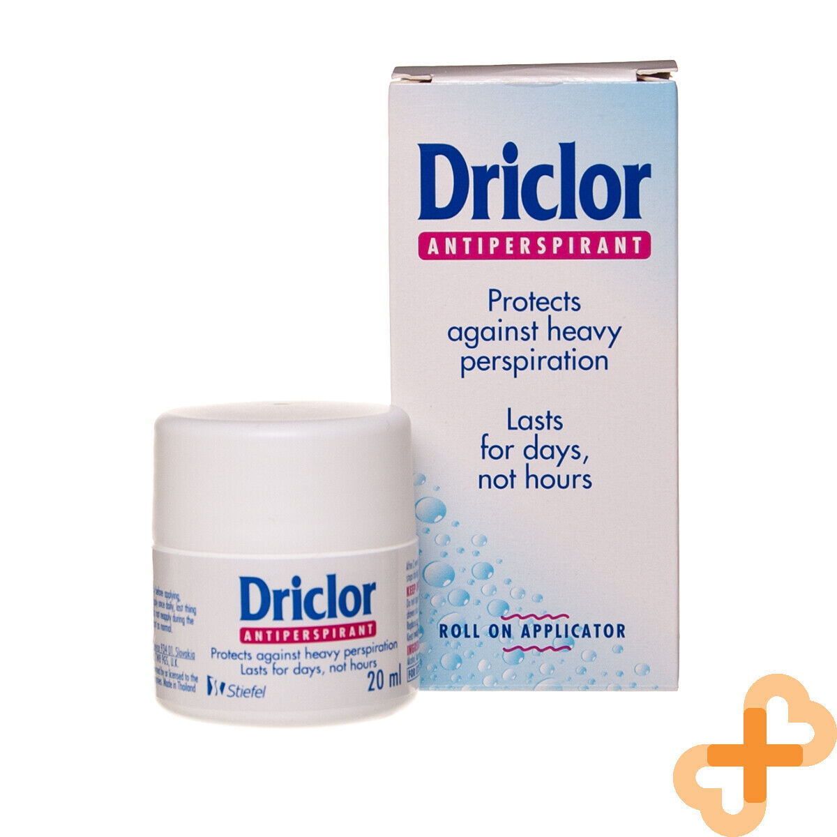 DRICLOR Deodorant Antiperspirant Roll On 20 ml Against Heavy Perspiration Driclor uk supplements